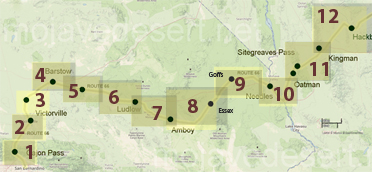 Route 66 key map
